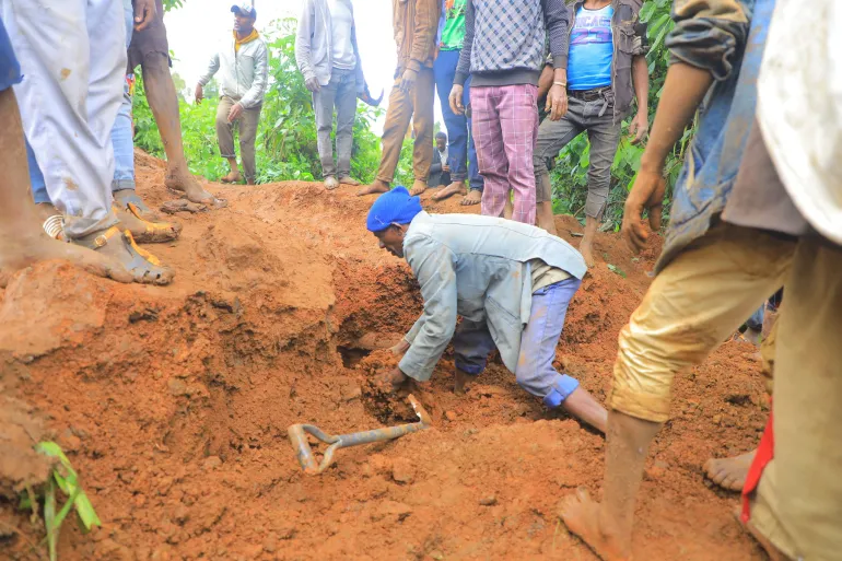 photo: eithopia landslides