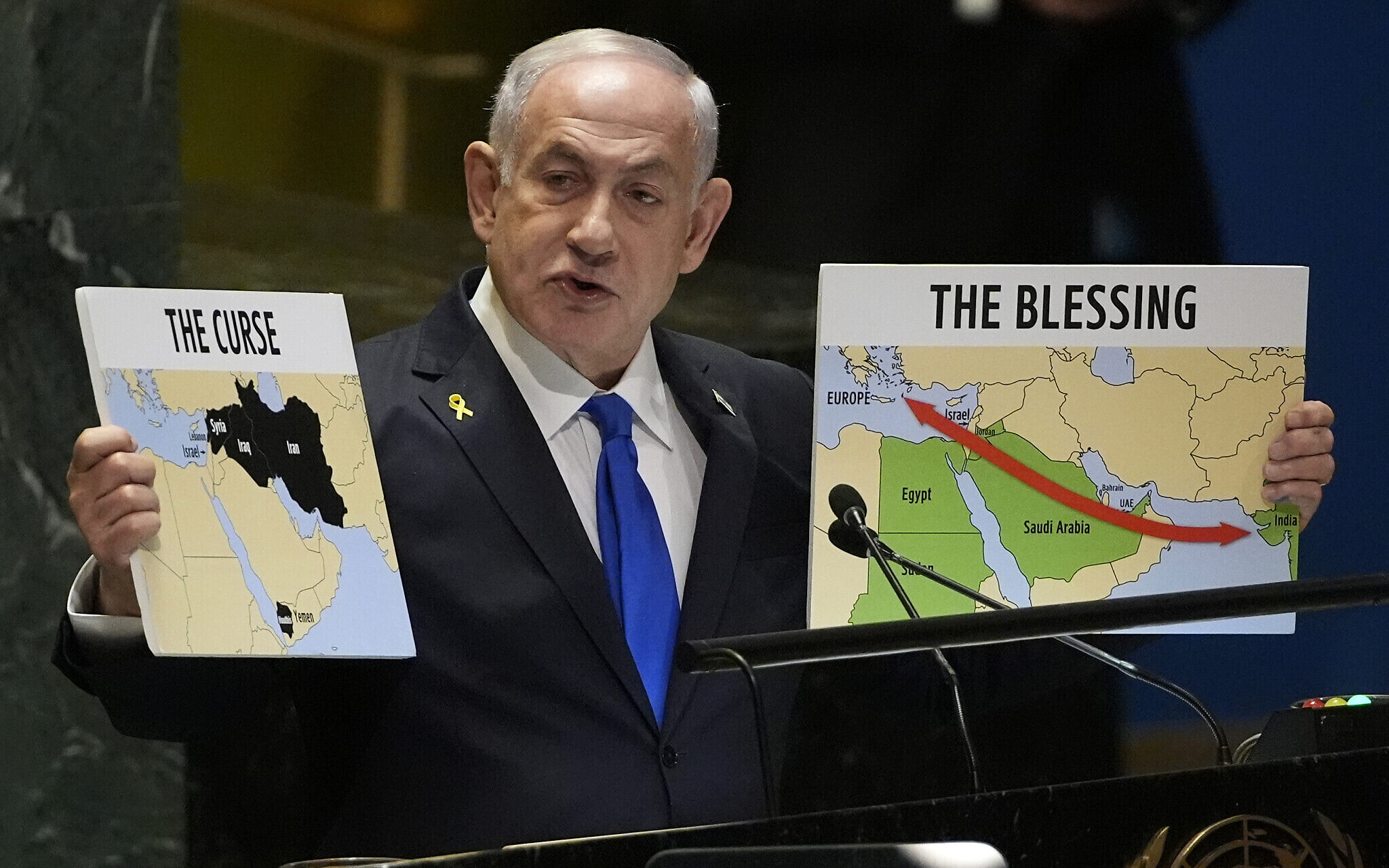 Israeli PM Netanyahu's speech at UN on friday