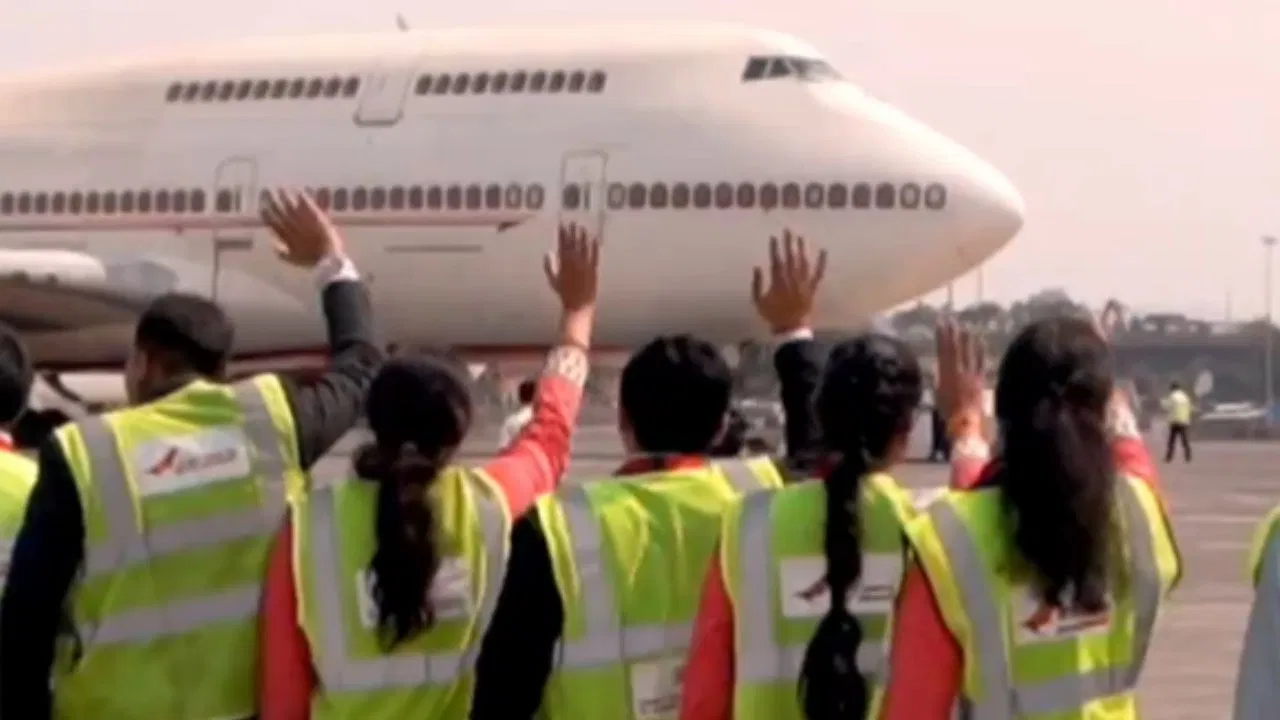 Air India's iconic Boeing 747 'Queen of the Skies' takes final flight from Mumbai