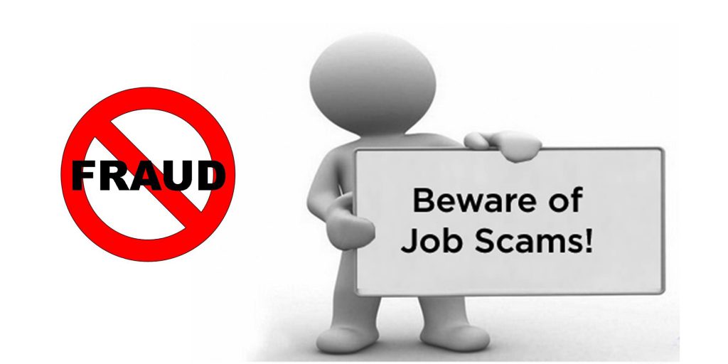 Beware of job scams