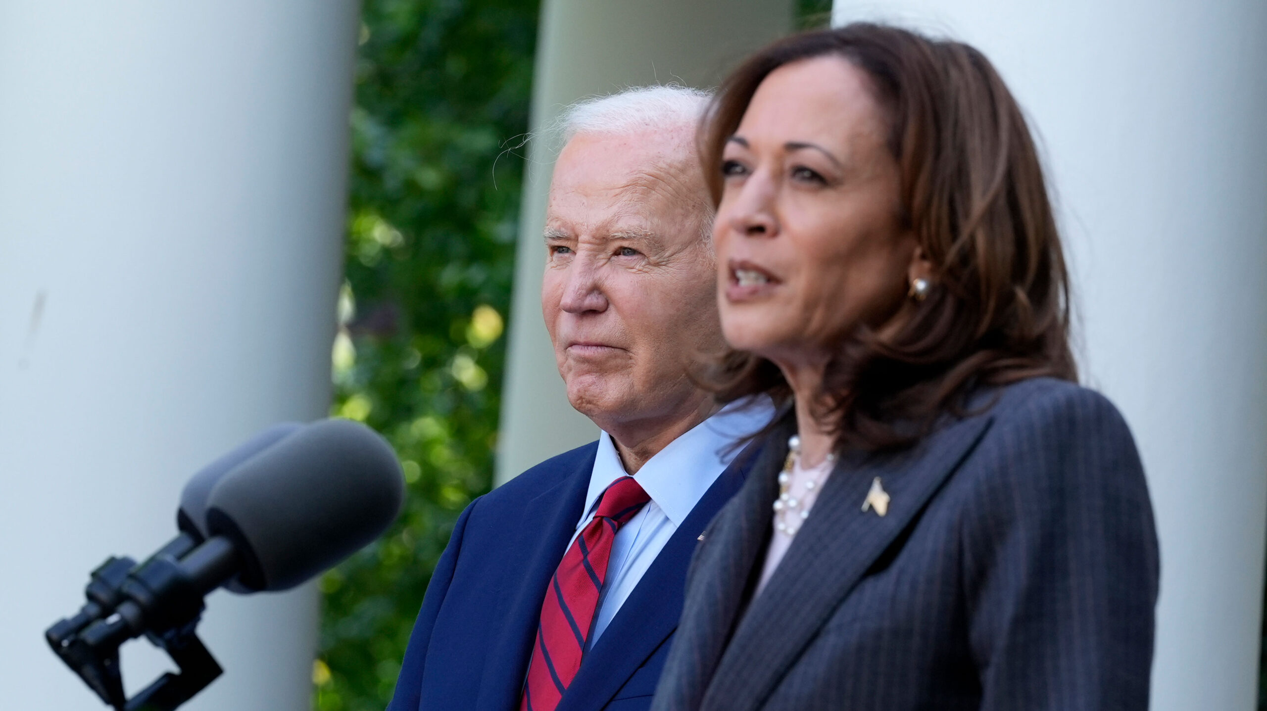 Joe Biden with Kamala Harris