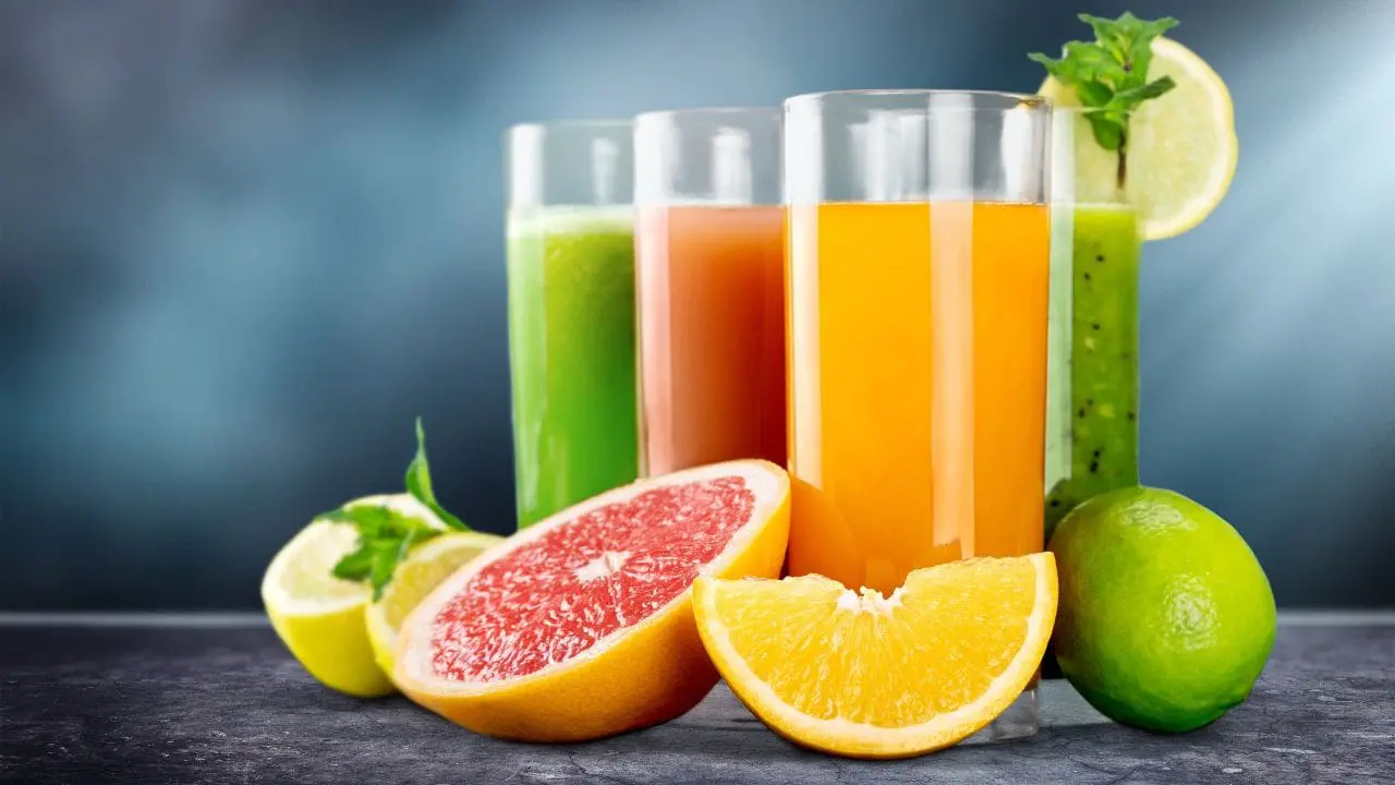  freshly squeezed fruit juices recommended instead of packaged ones