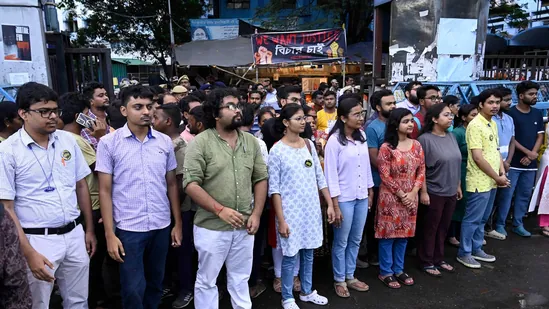 Protests condemning the RG Kar case continue with doctors taking to the streets to demand justice and safety