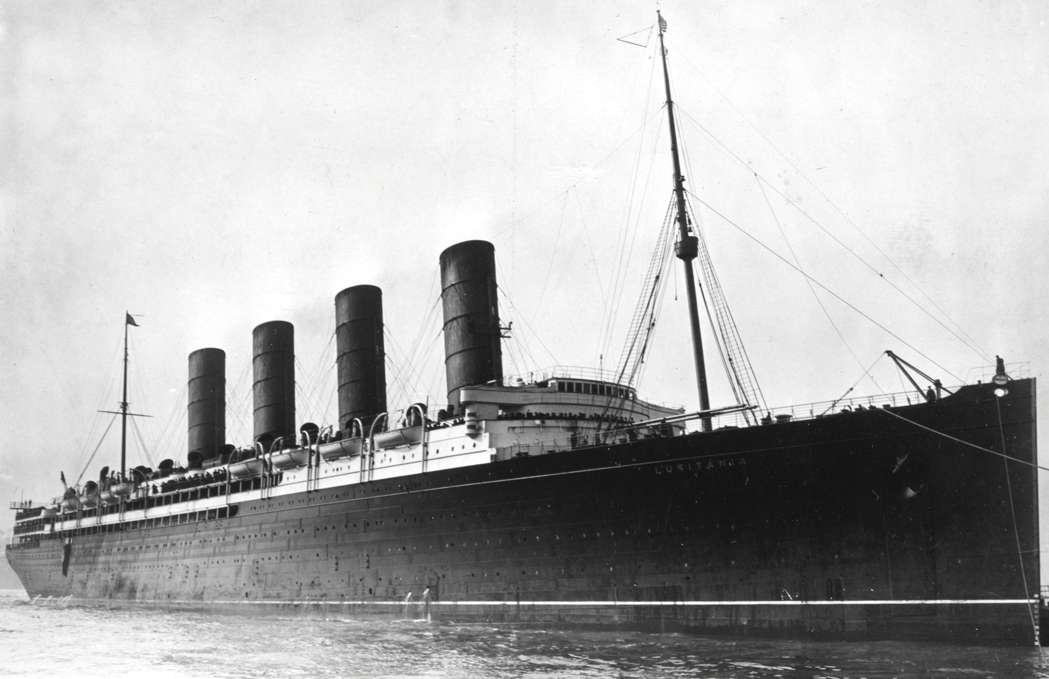 Photo:RMS Lusitania ship