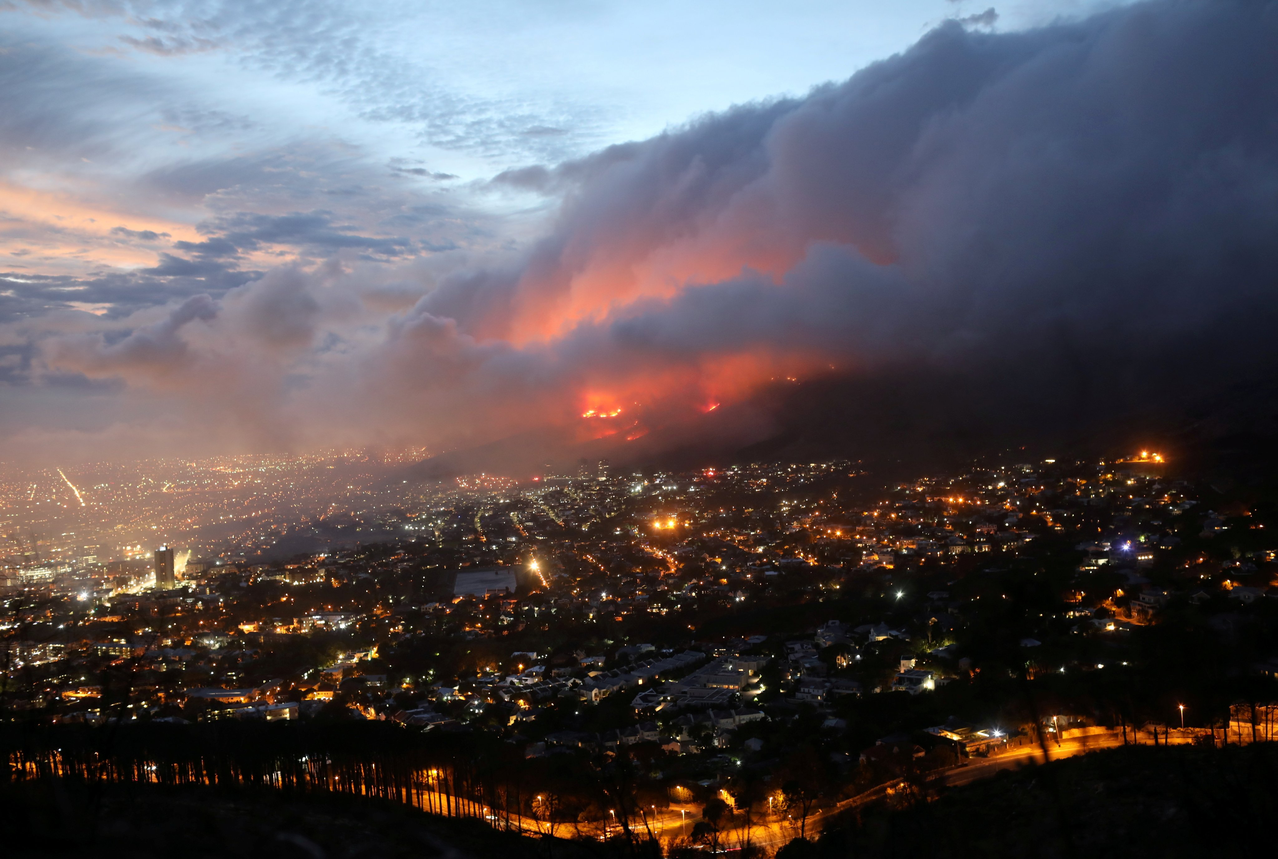 Photo: Wildfires in South Africa