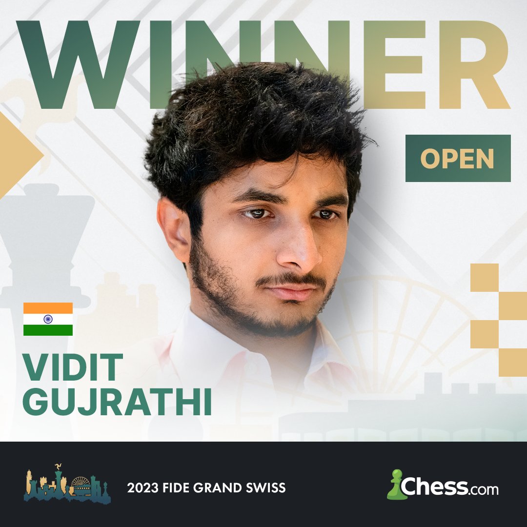 Indian Triumph - Vidit and Vaishali win FIDE Grand Swiss - Schach-Ticker