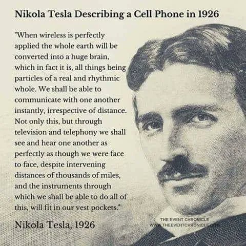 Nikola Tesla's prediction