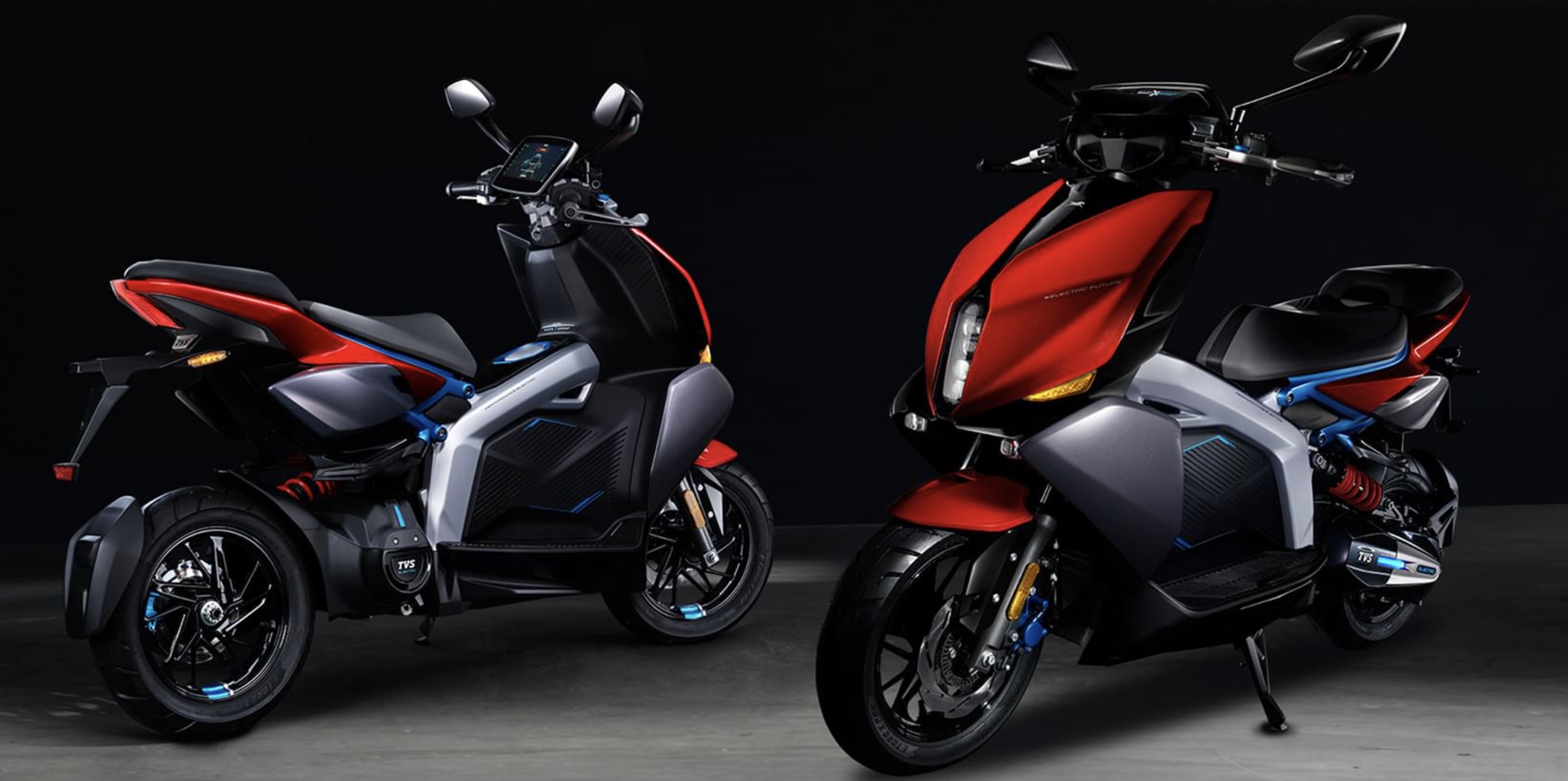 PHoto: TVS X Electric scooter launched in India at Rs. 2.49 lakh
