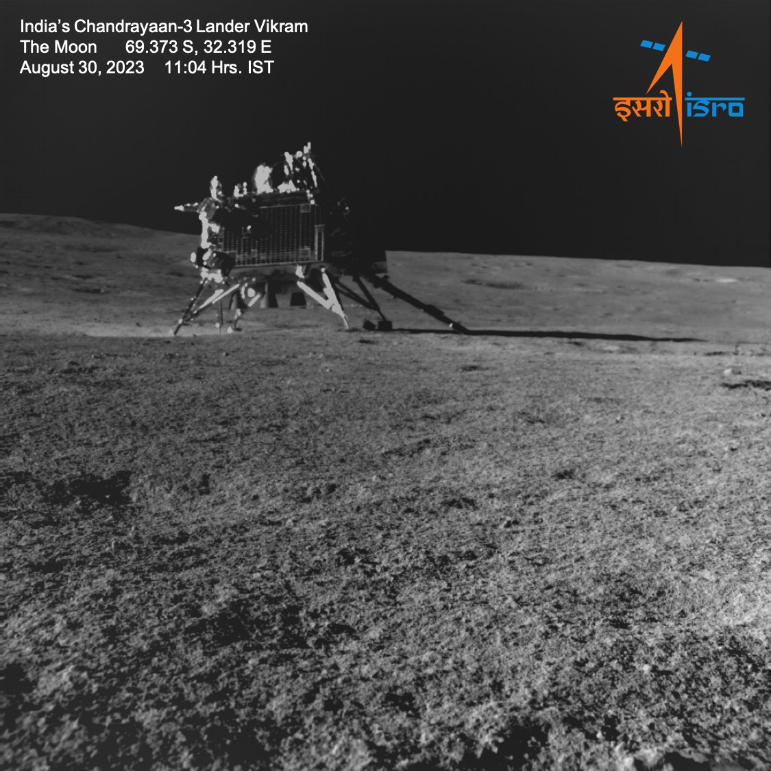 Photo: Still shared by Chandrayaan-3