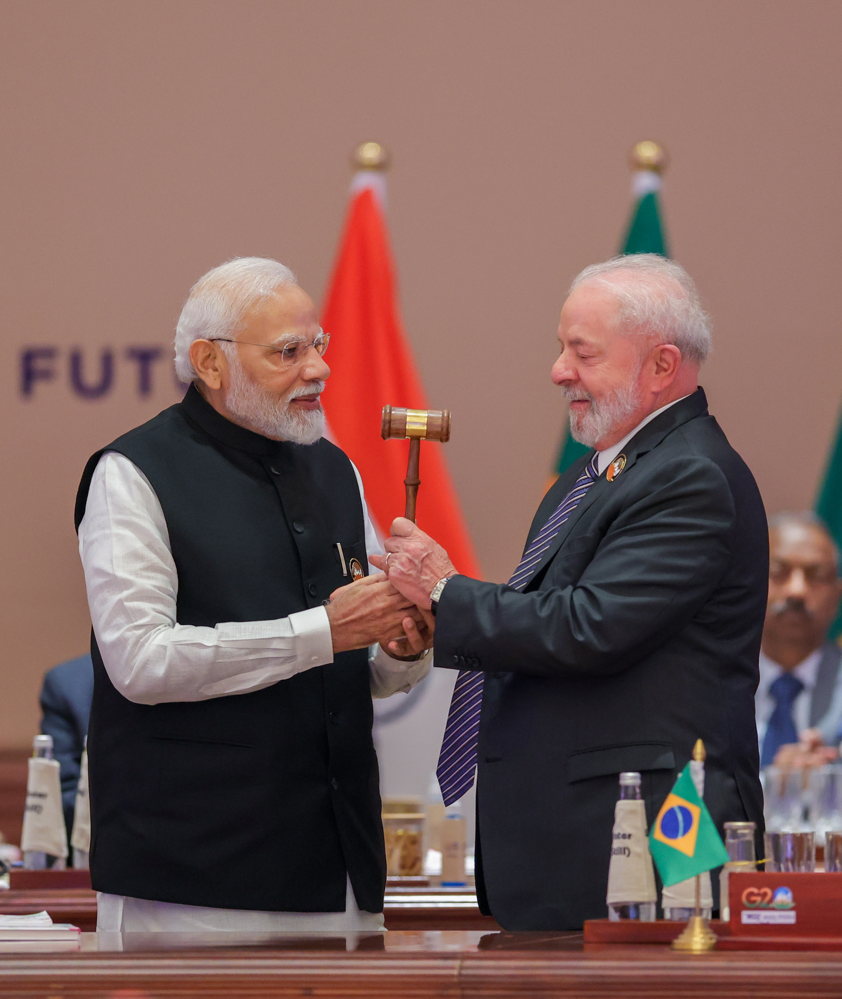 Photo: India officially transferred the G20 presidency to Brazil 