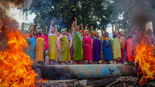 Photo: Still from the voilence