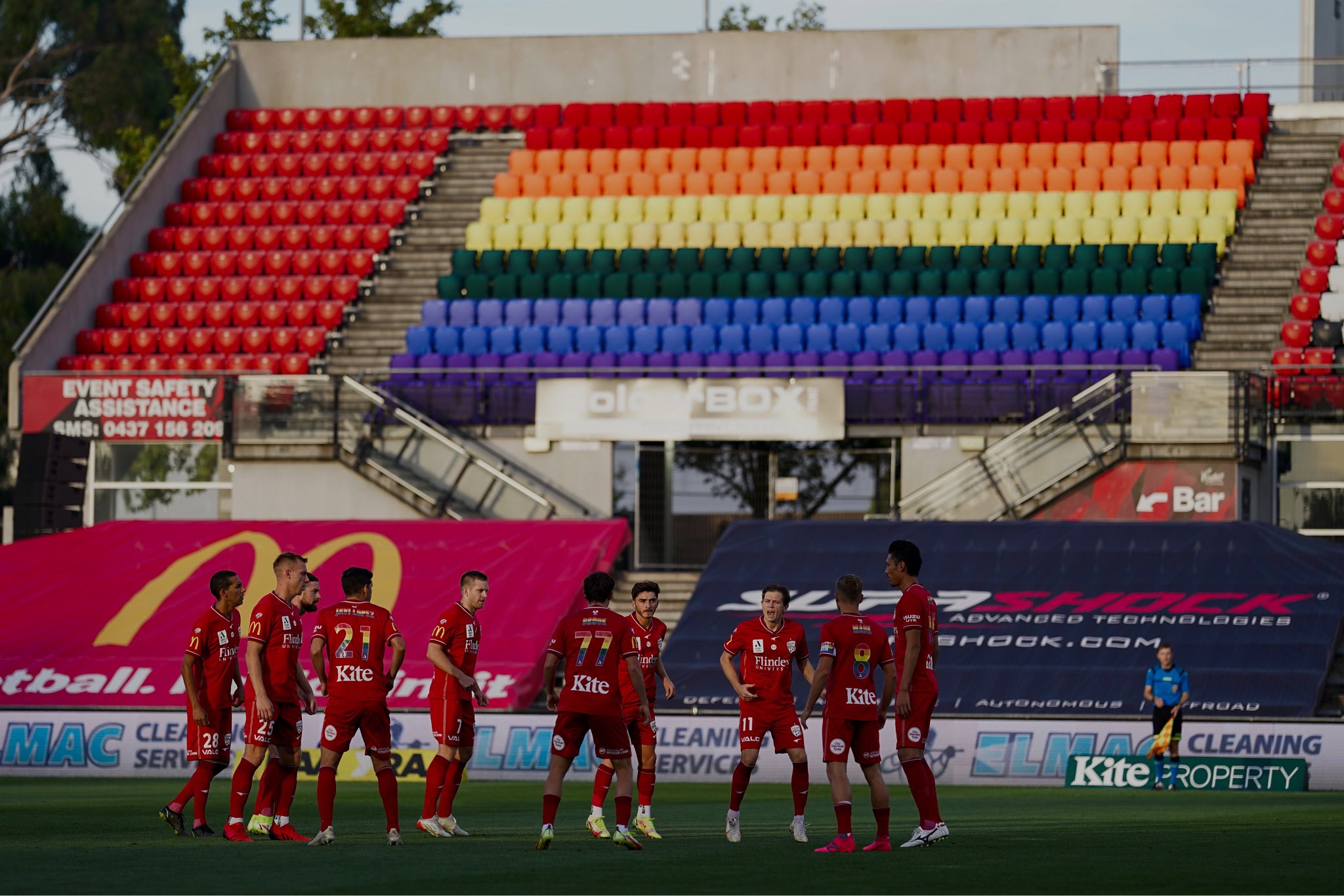 photo: first ever Pride game in the A-League- representative photo