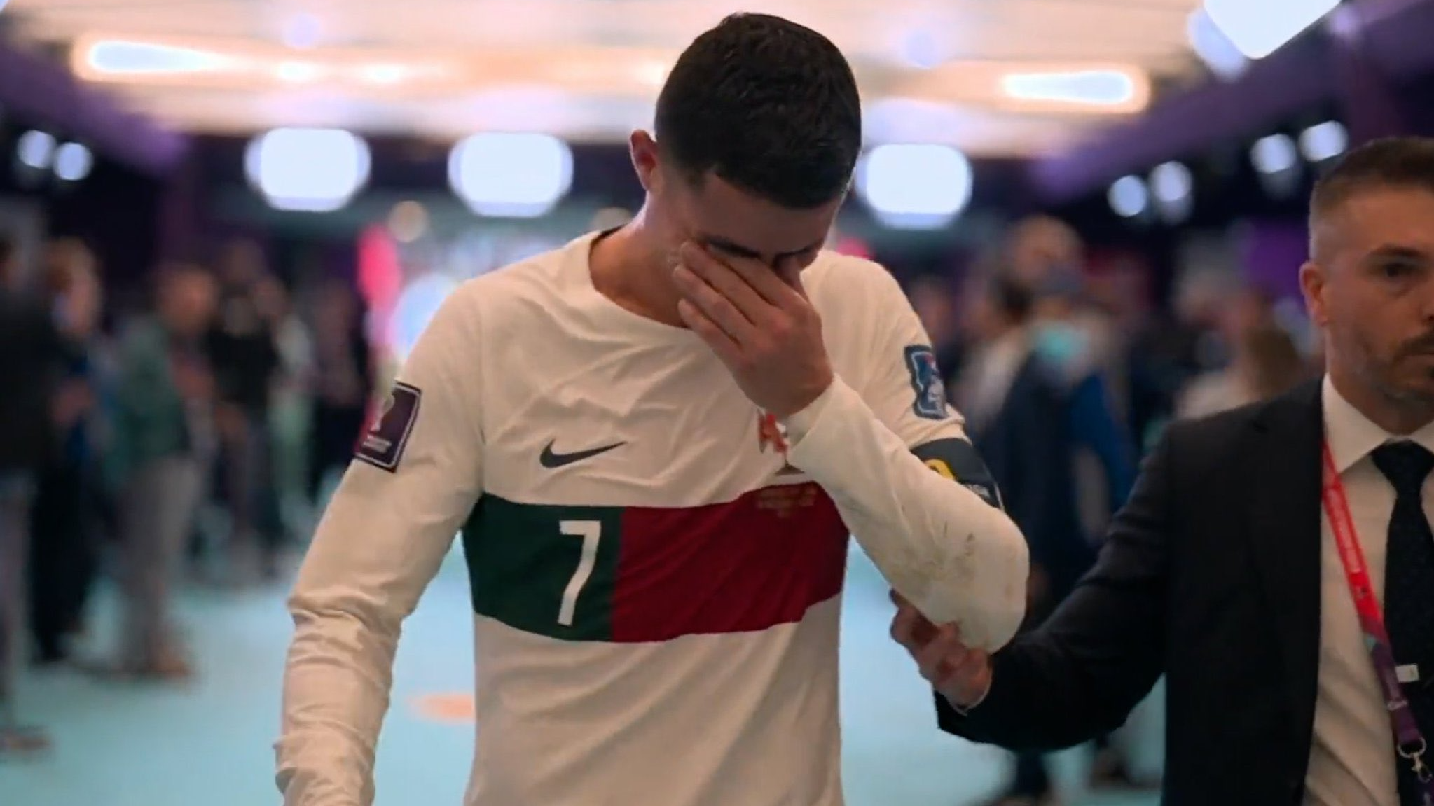 Ronaldo crying image