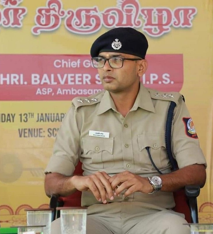 Photo: Balveer Singh, IPS officer