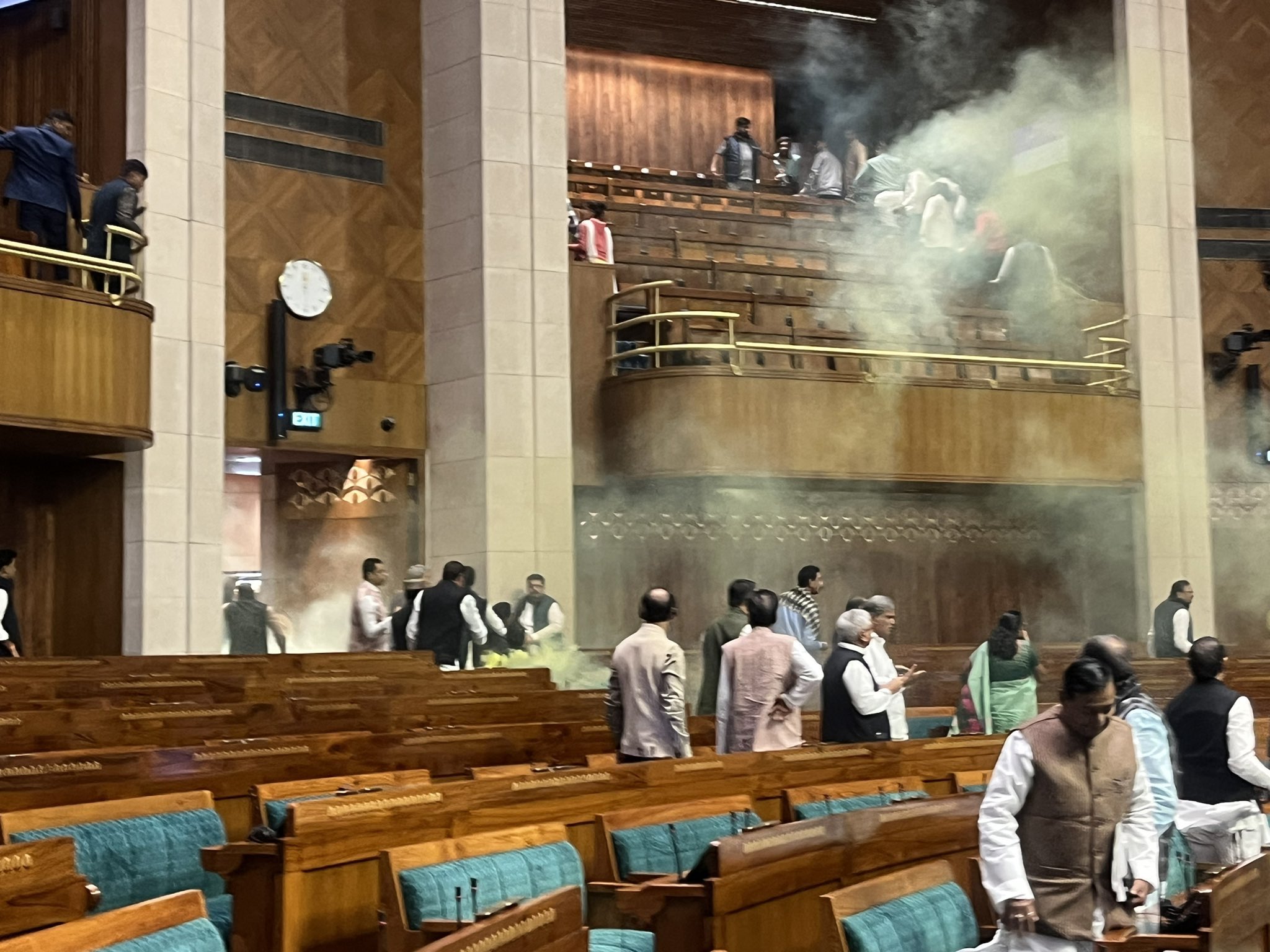 Parliament attack: Two nabbed in Lok Sabha gas canister attack, session adjourned