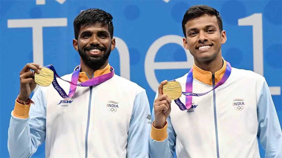 Satwik Rankireddy and Chirag Shetty - Indian badminton players