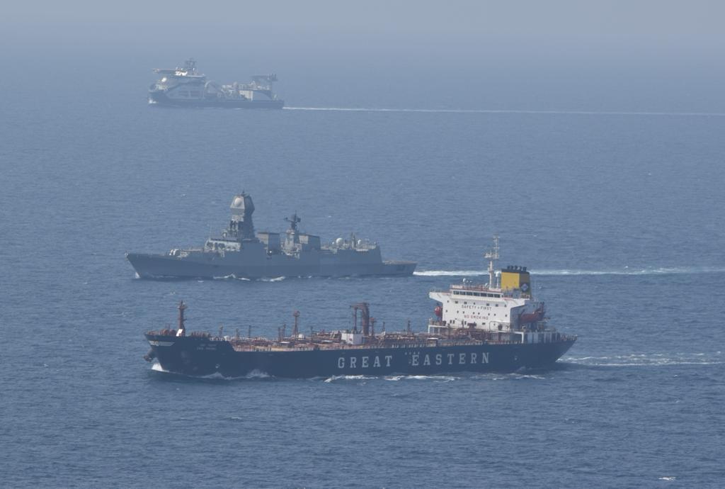 INS Chennai watchful eyes