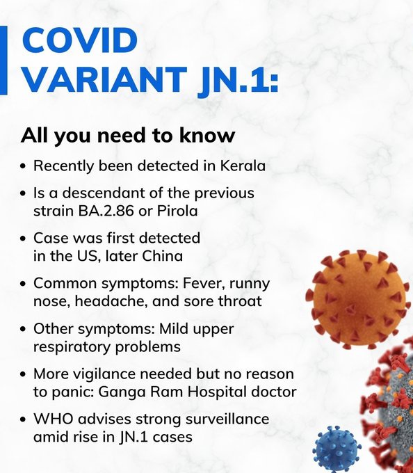 COVID 19 latest updates - 752 new cases, 4 deaths and 22 JN1 cases