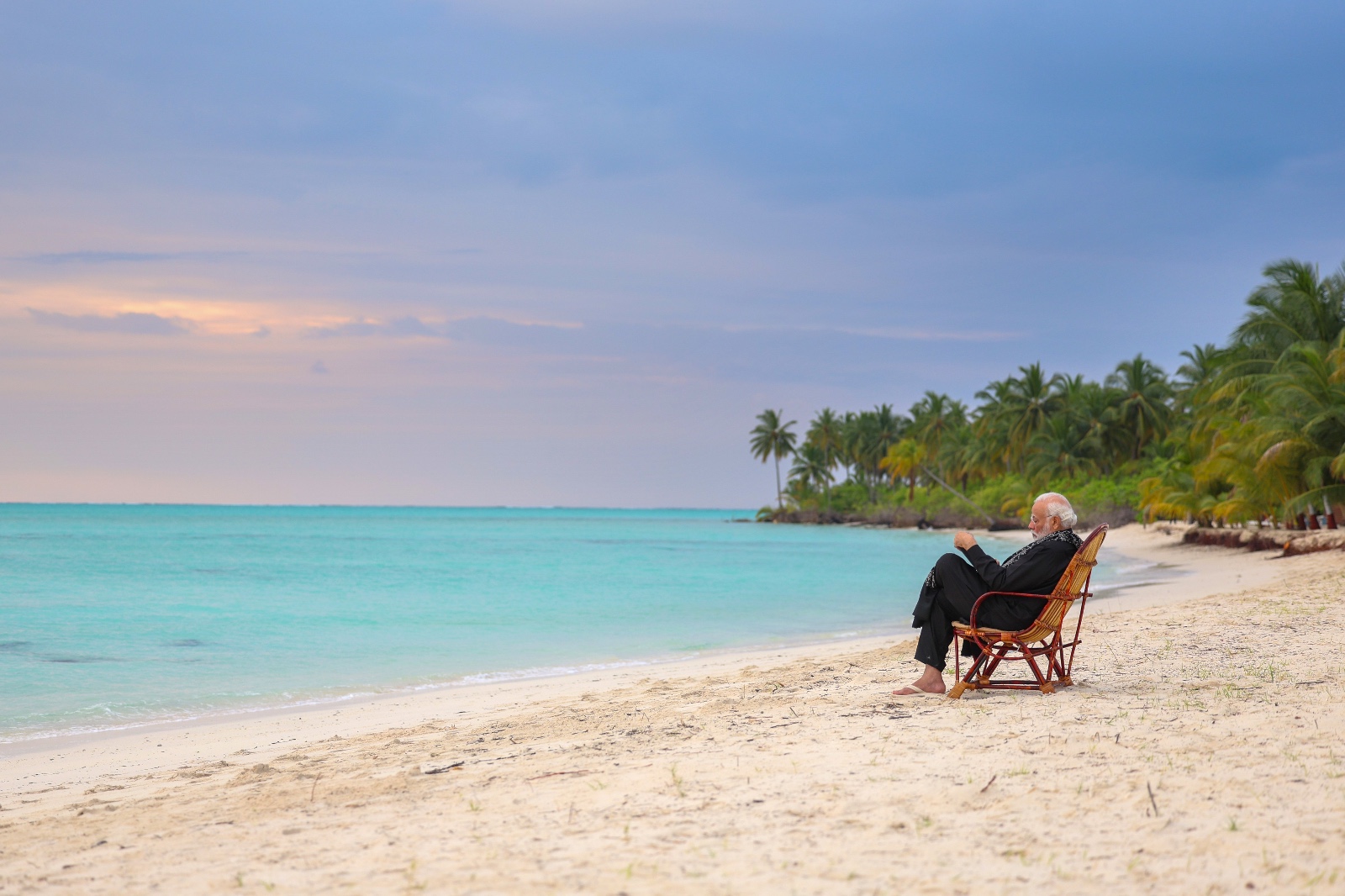 Photo:  PM Modi in Lakshadweep