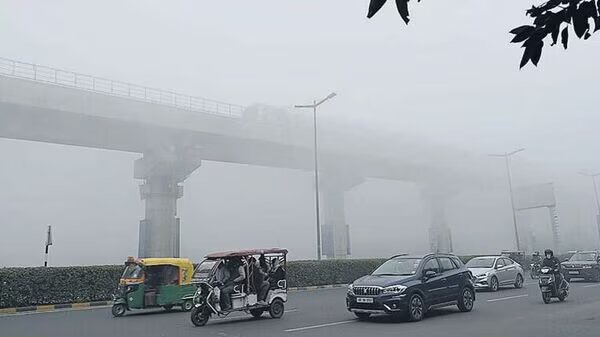 Photo: Dense fog in Delhi