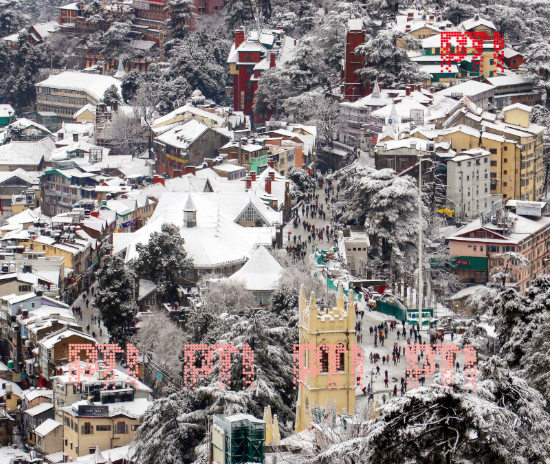 photo: shimla in snow