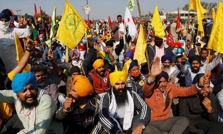 farmers protest on Punjab - Haryana Border