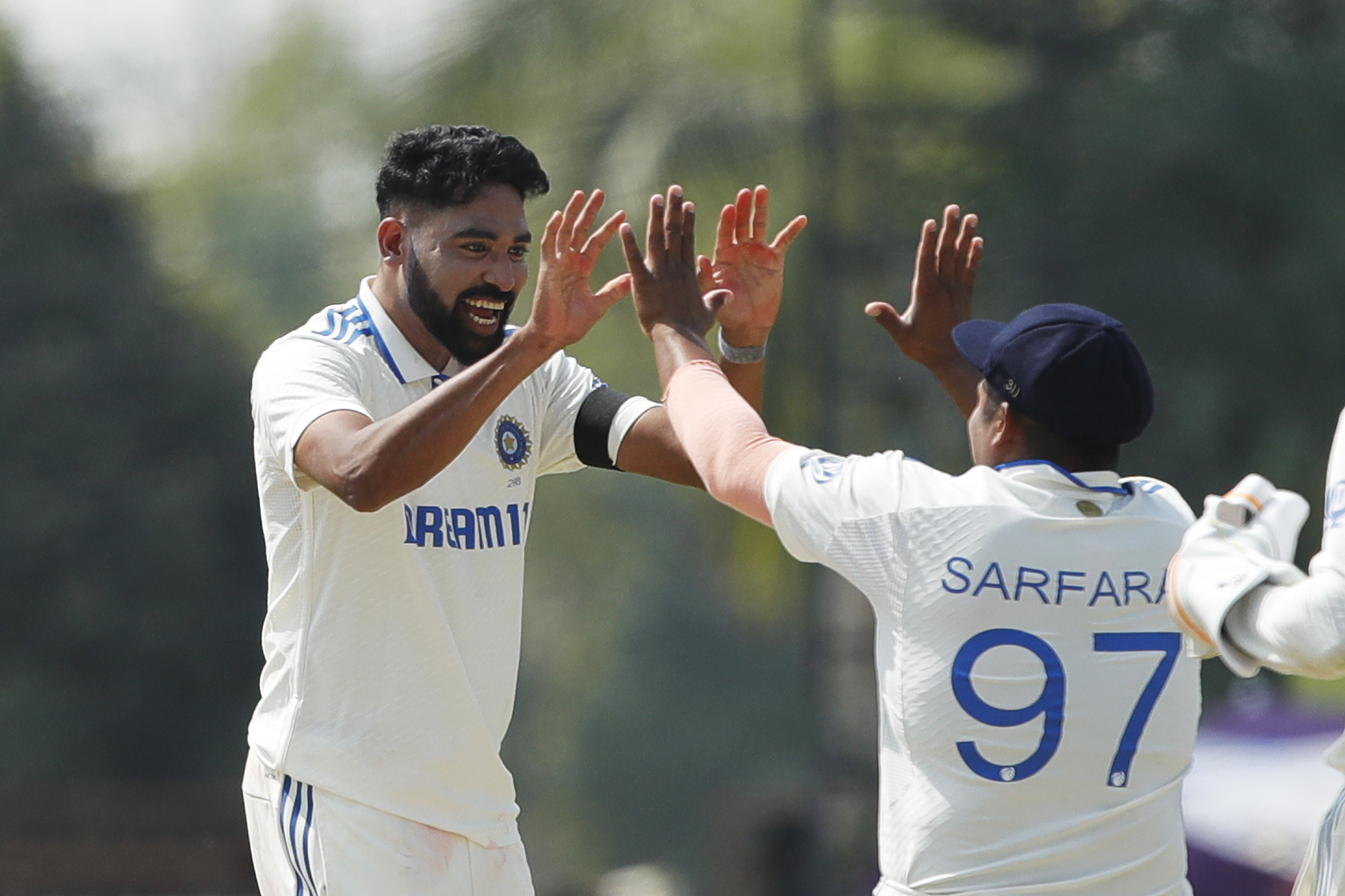 Siraj picks up 4 wickets