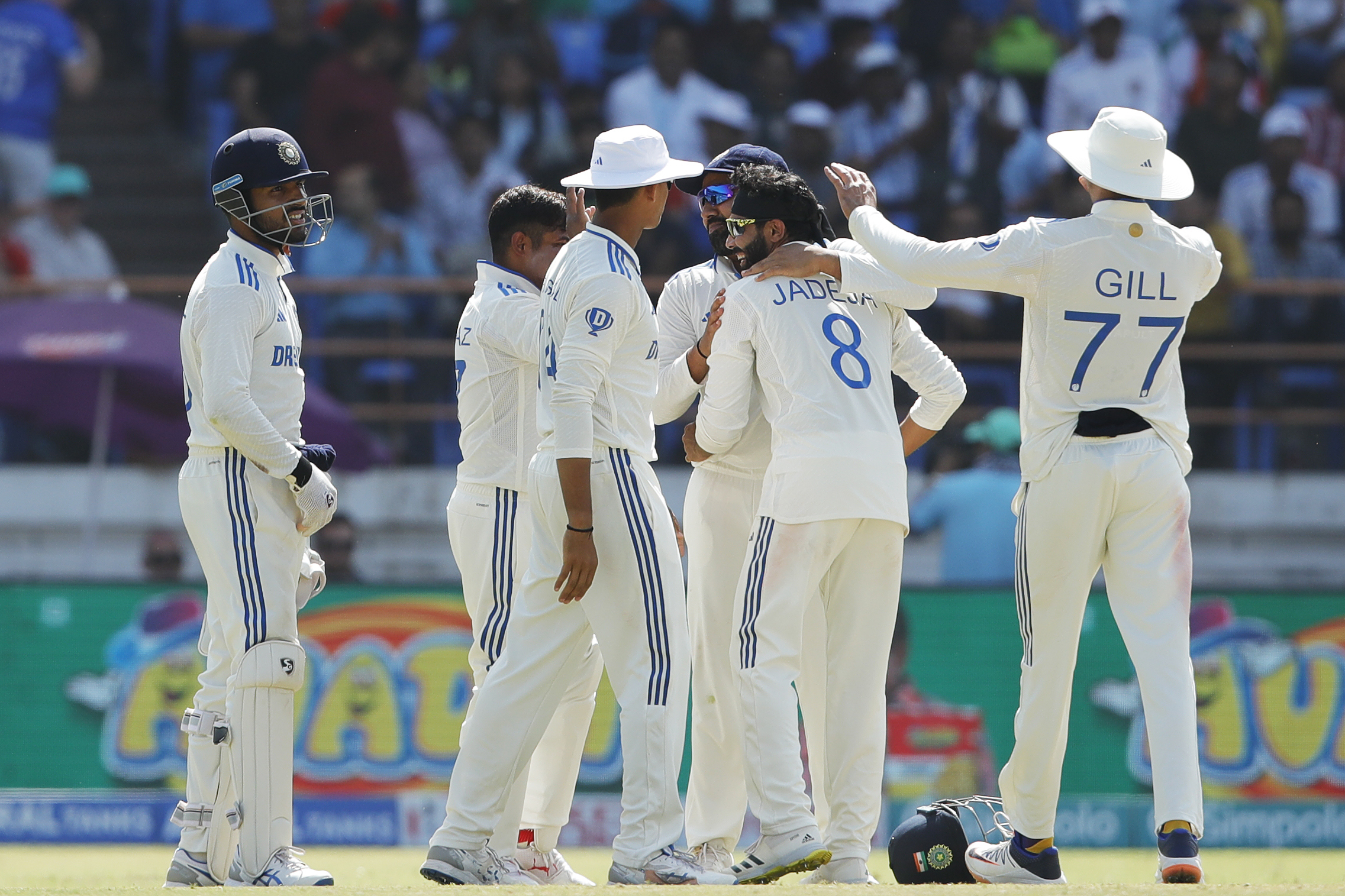 India wins rajkot test