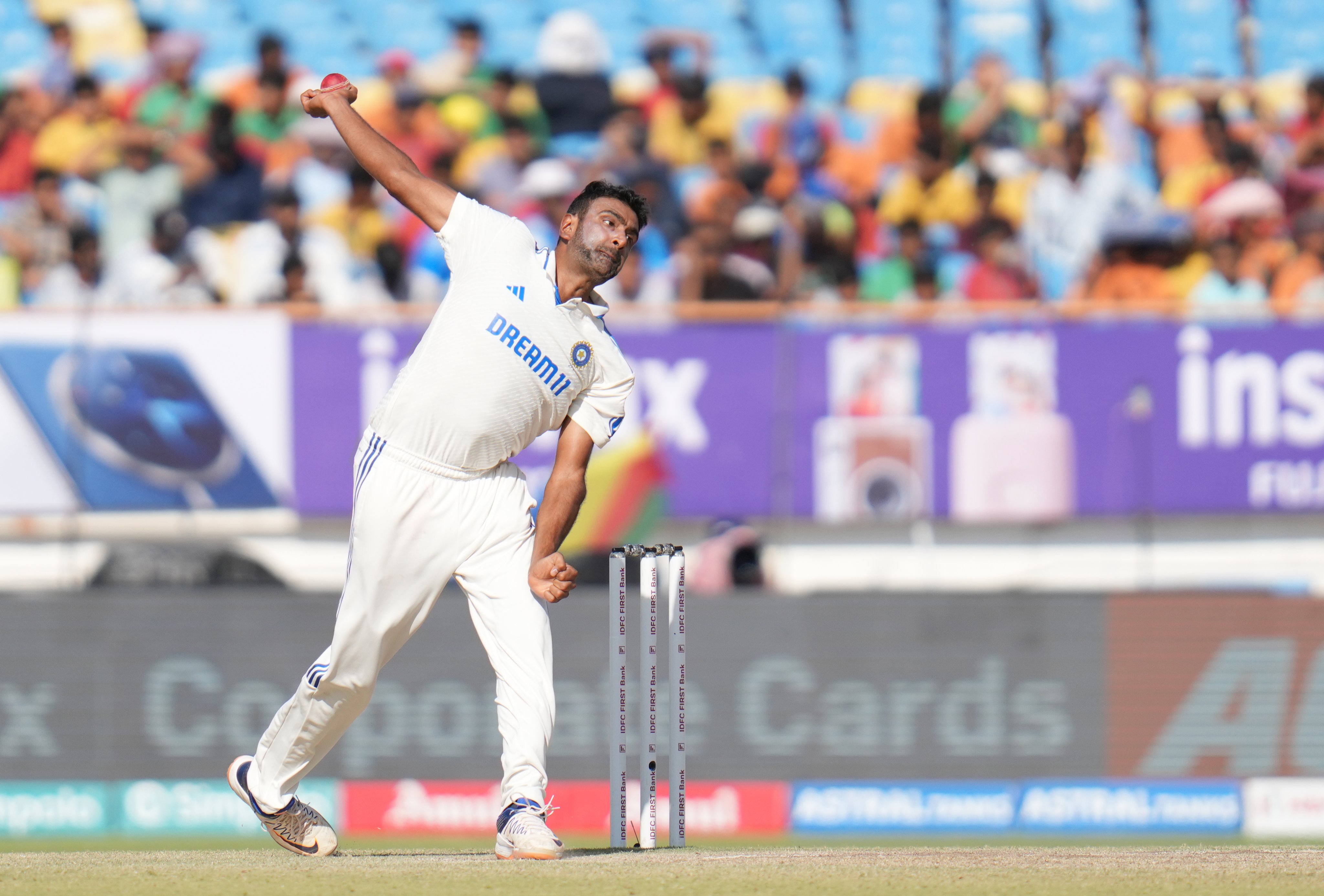 Photo:R Ashwin rejoined the Indian team in Rajkot