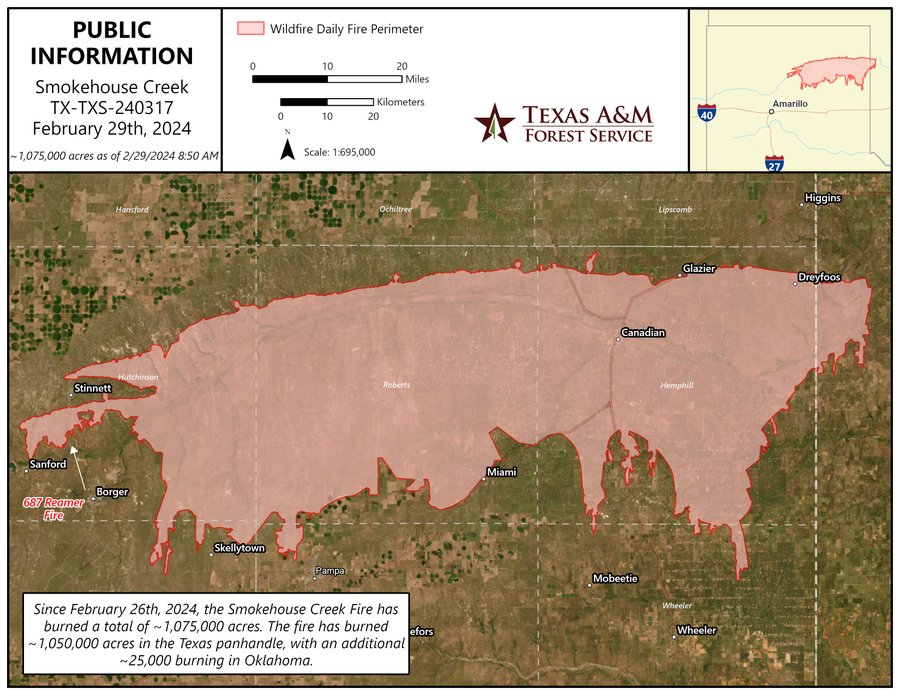 photo: texas Smokehouse creek fire