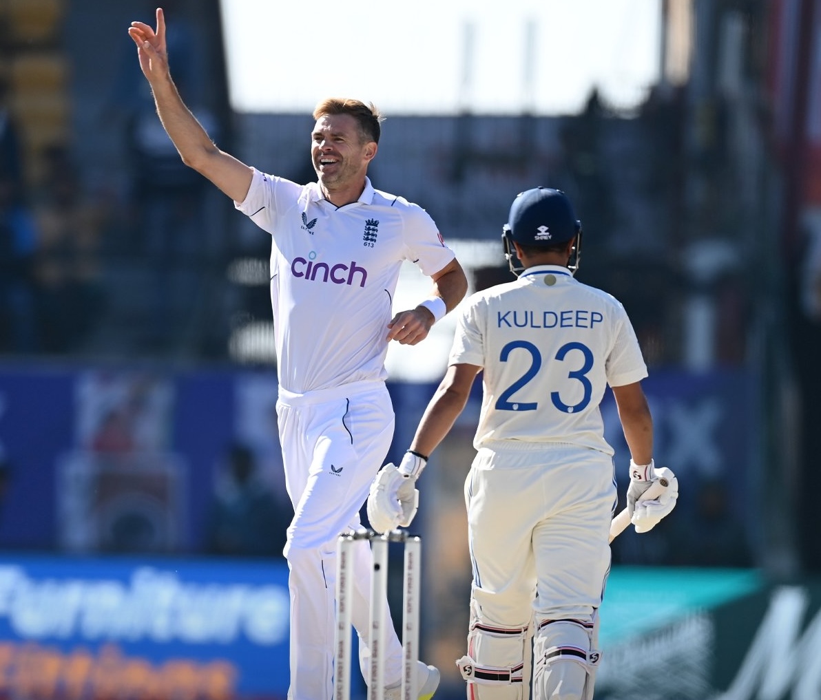 James Anderson takes his 700th wicket