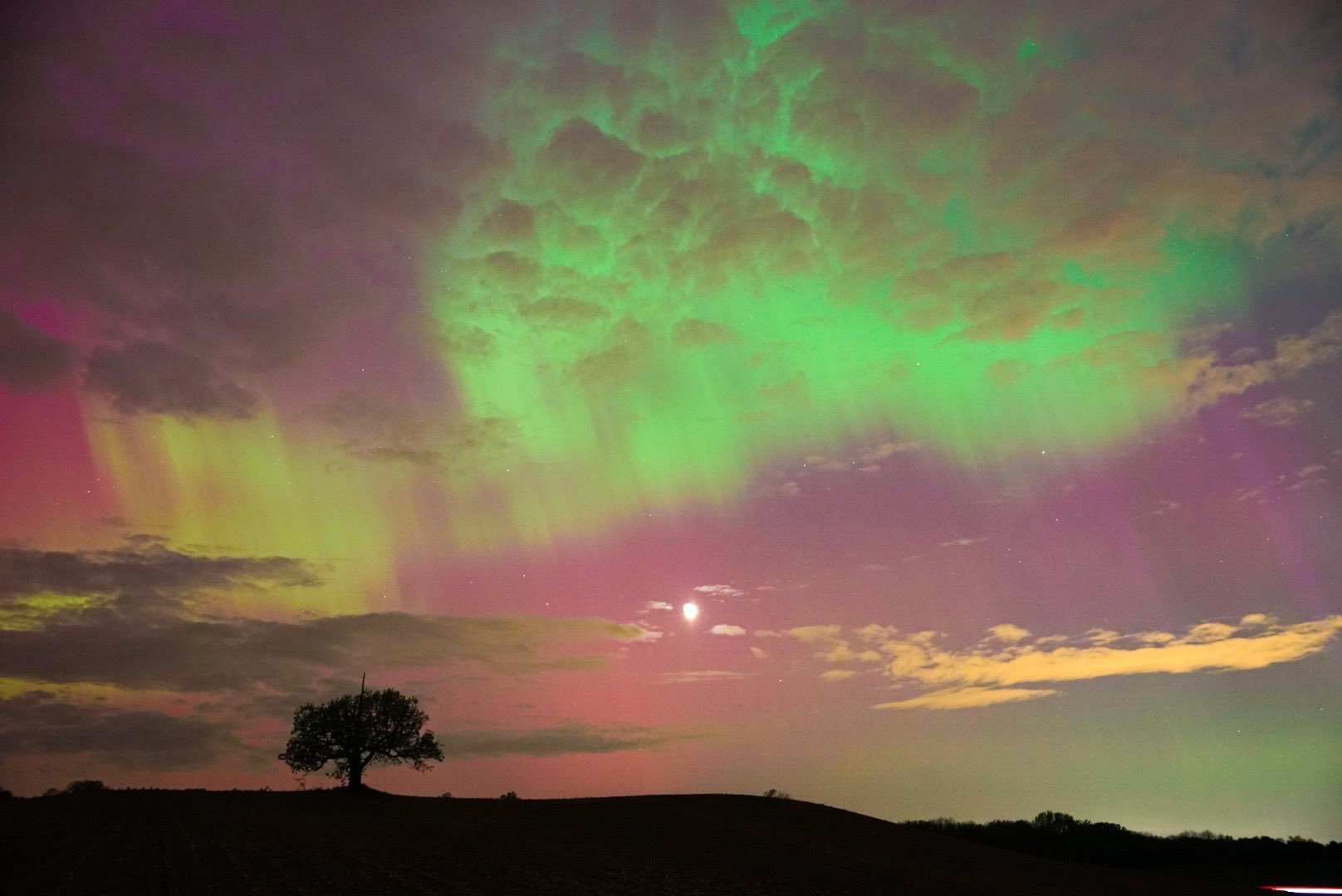 photo: solar storm/northern lights