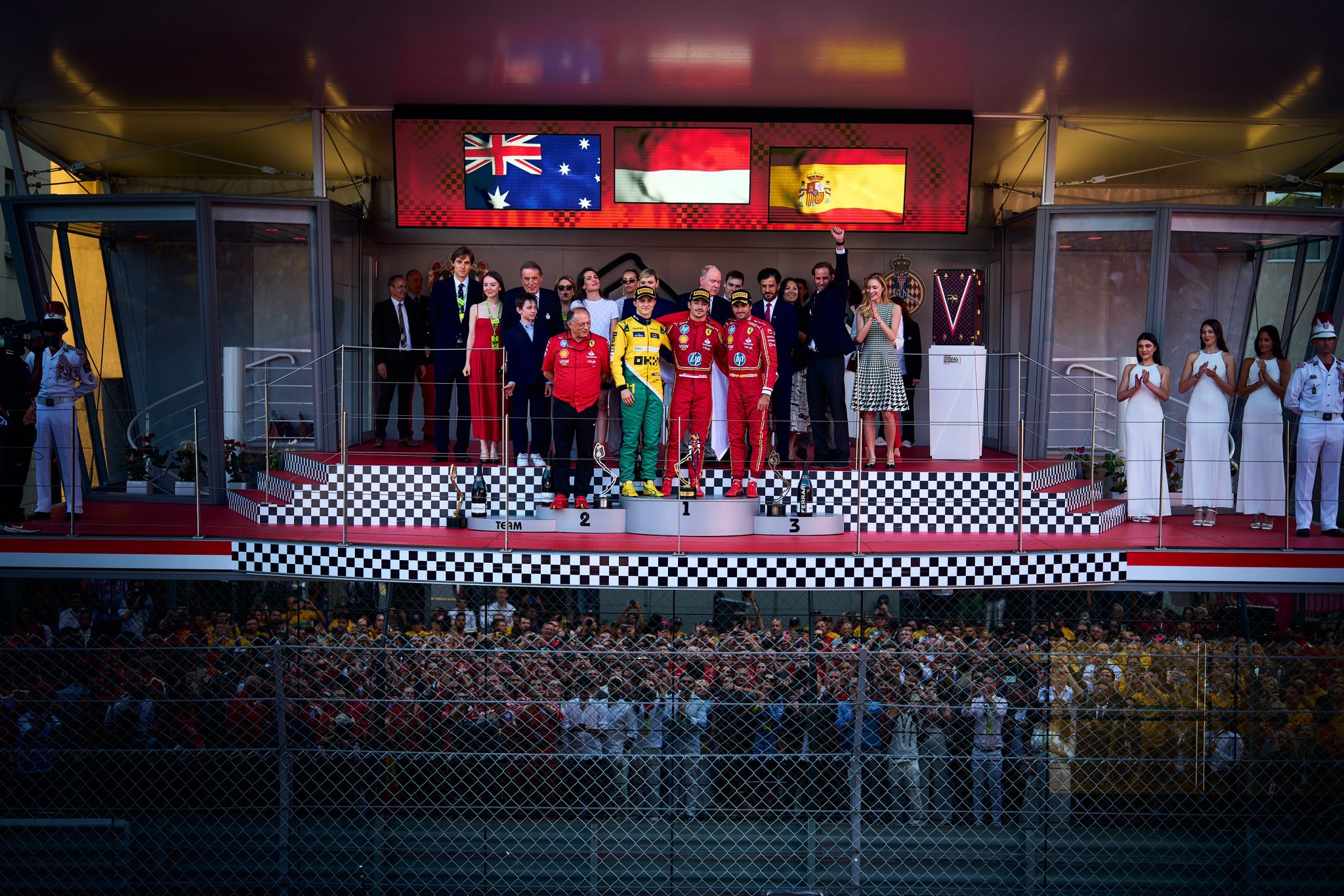 photo: F1 monaco gp podium 