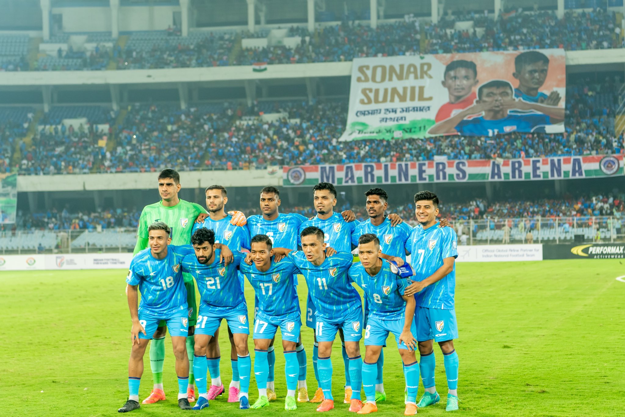 Sunil Chhetri plays his farewell game 