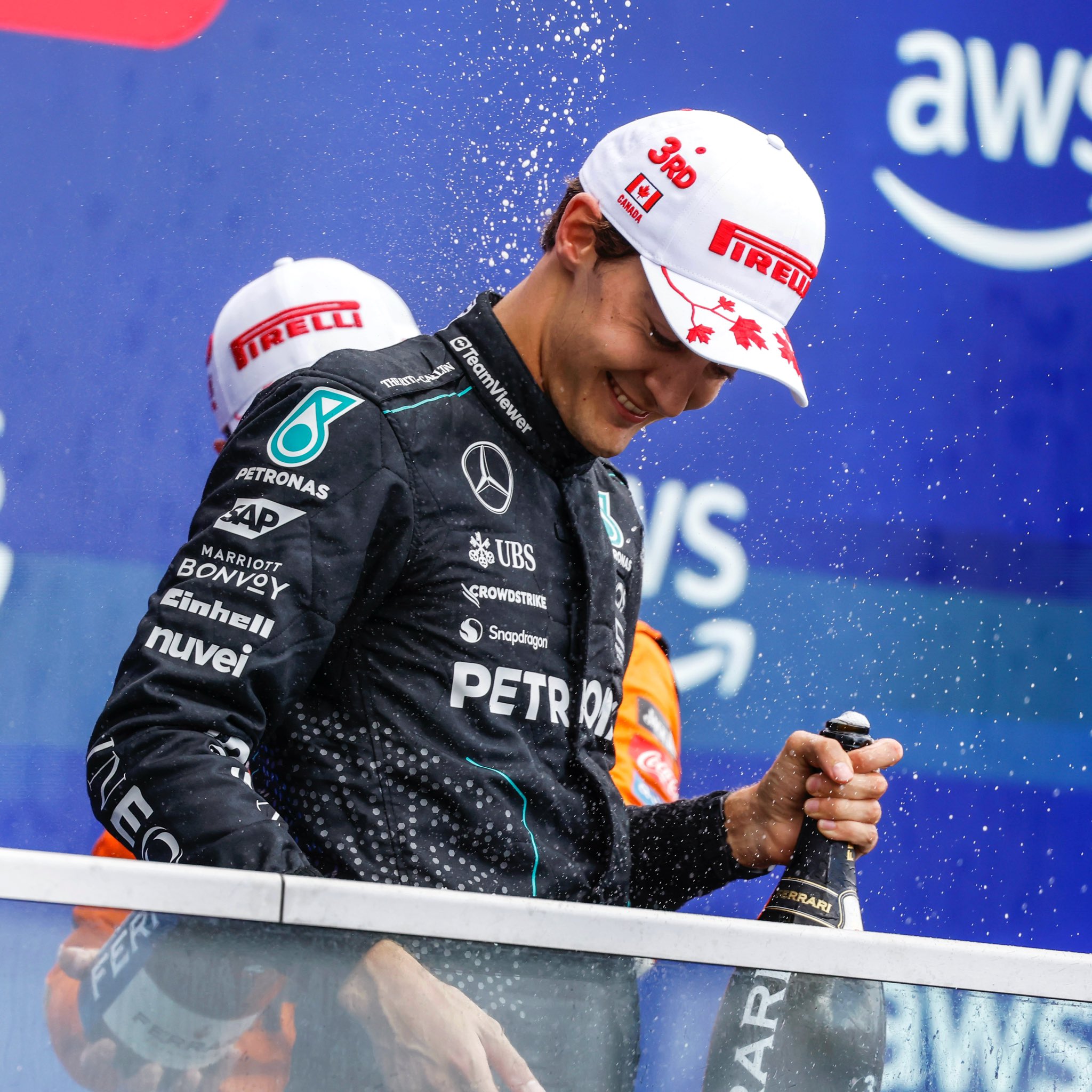 photo: Russell's  win at Canadian GP