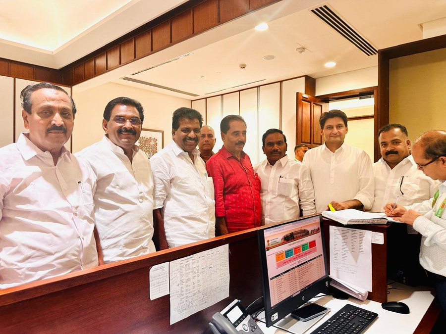 photo:Congress MP K Suresh filed his nomination for Lok Sabha Speaker