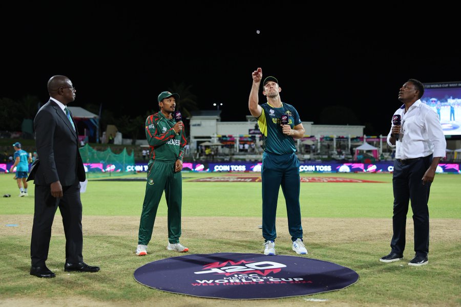 photo: australia vs bangladesh t20 icc world cup toss