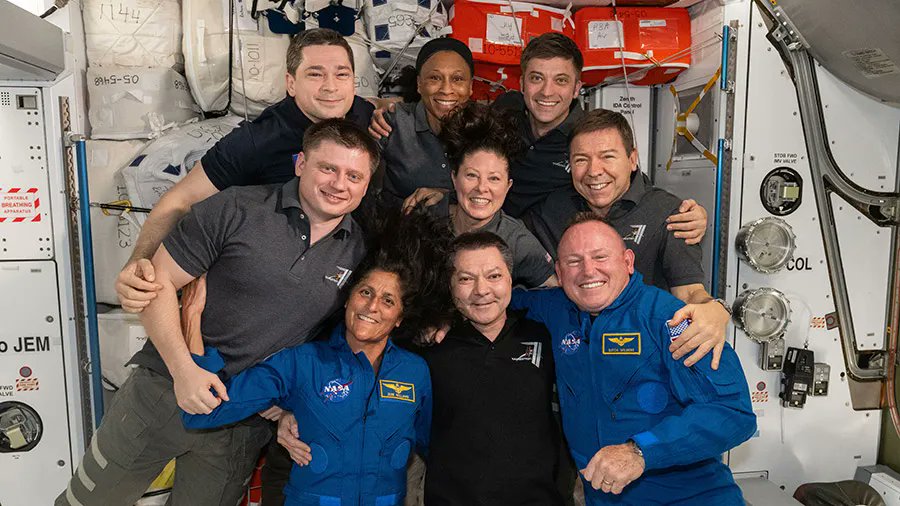 photo: sunita williams on ISS