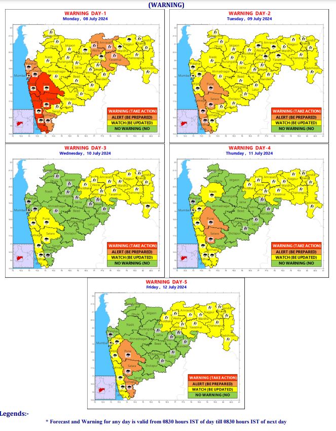 photo: mumbai rains warning from imd