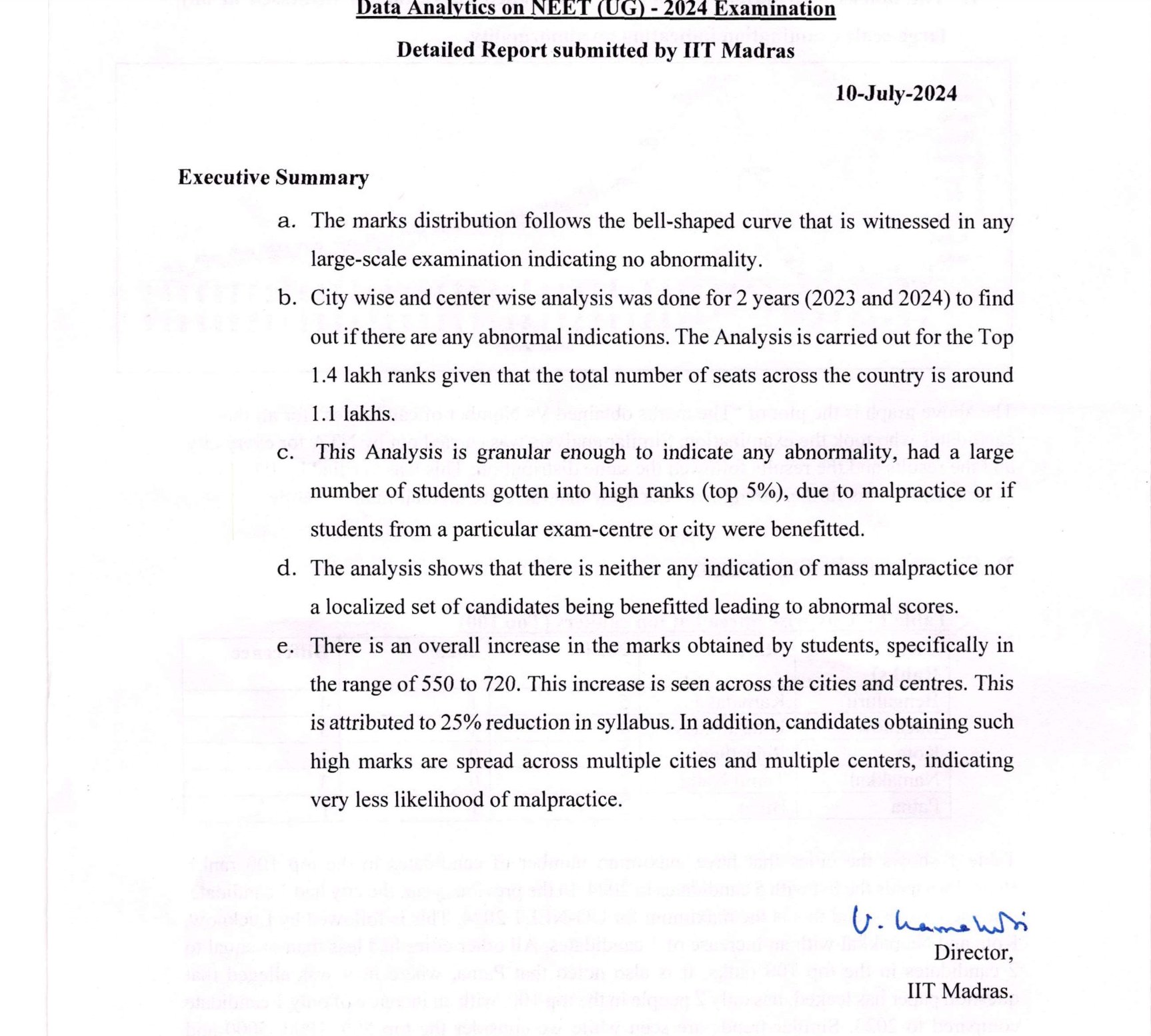 photo: Executive Summary of the IIT Madras report