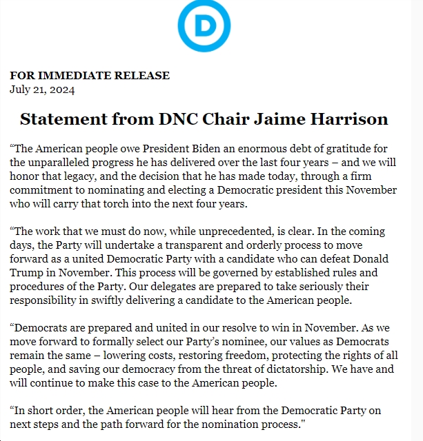 photo: DNC chair Jaime Harrison