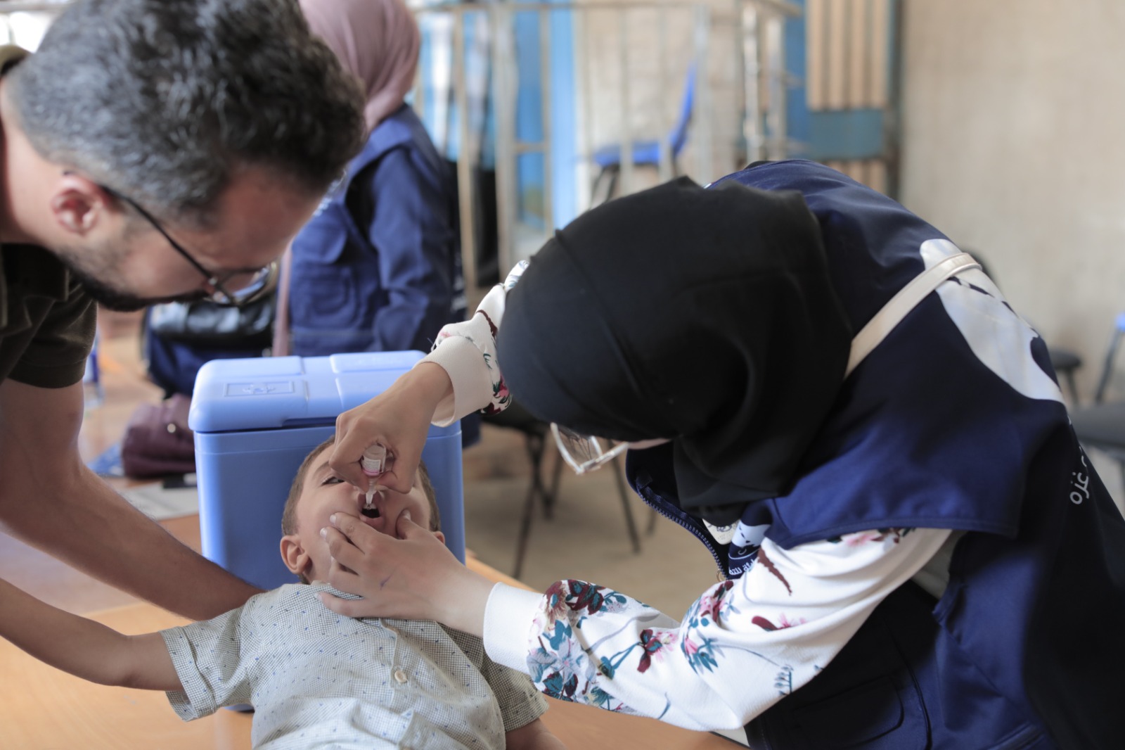 polio vaccine in gaza