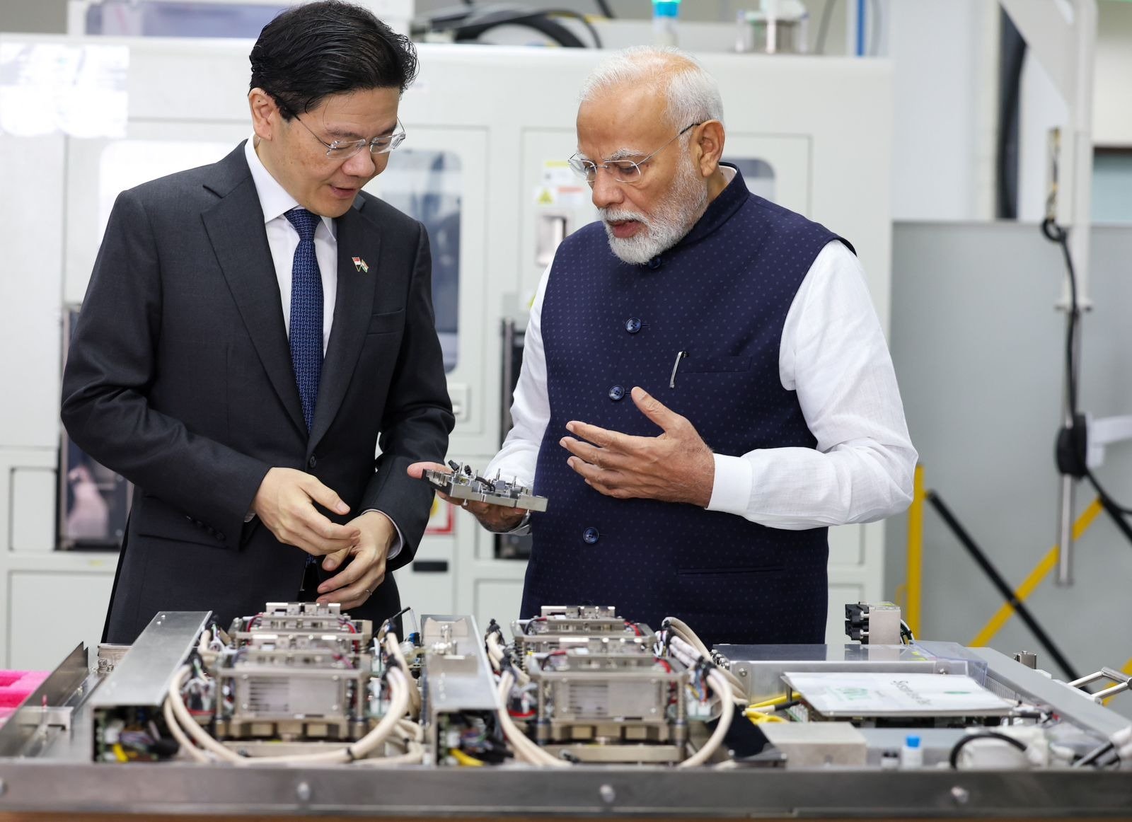 India, Singapore sign MoUs in semiconductors, digital tech as PM Modi meets his counterpart 