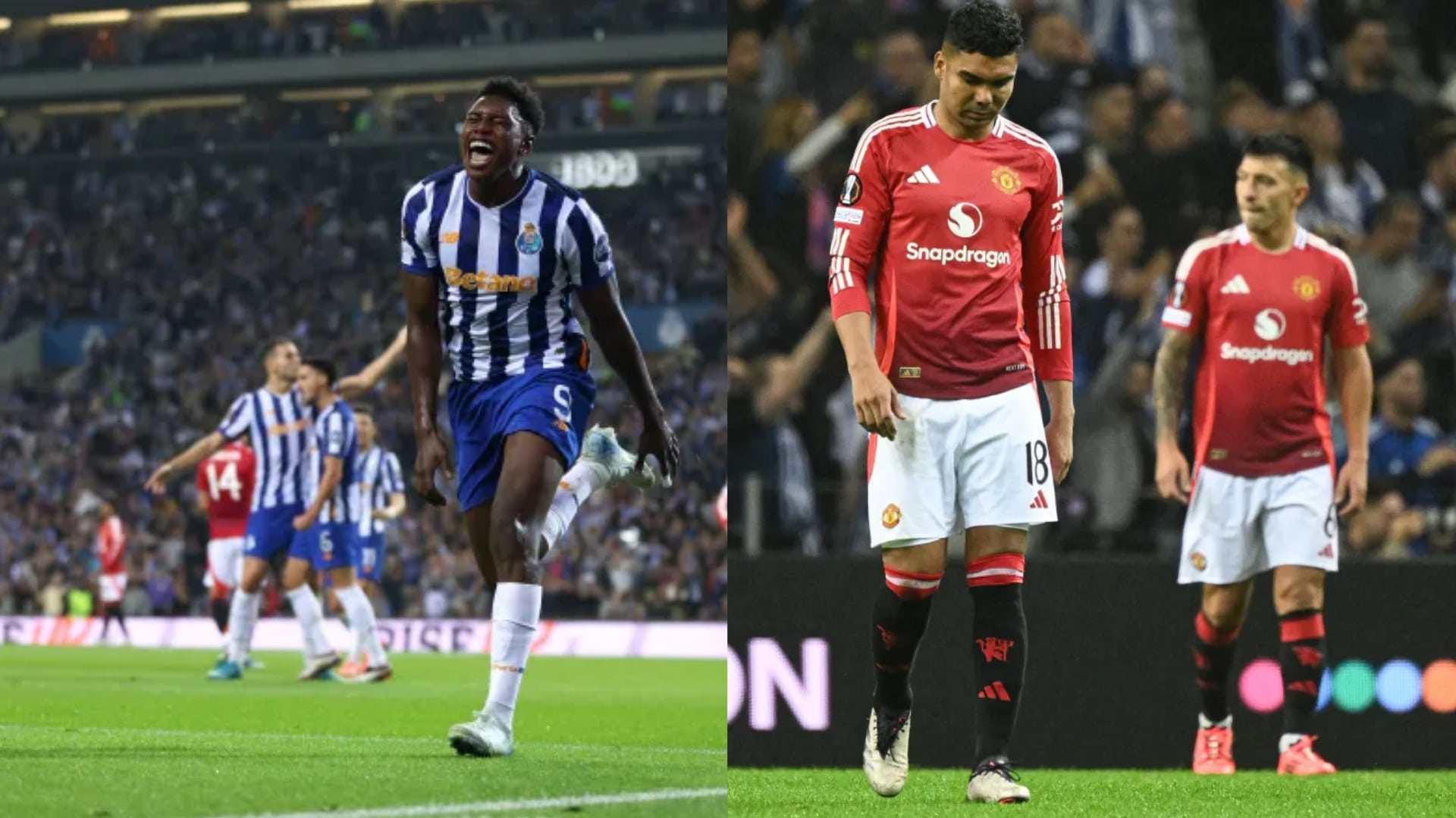 Porto vs Man United - Europa League