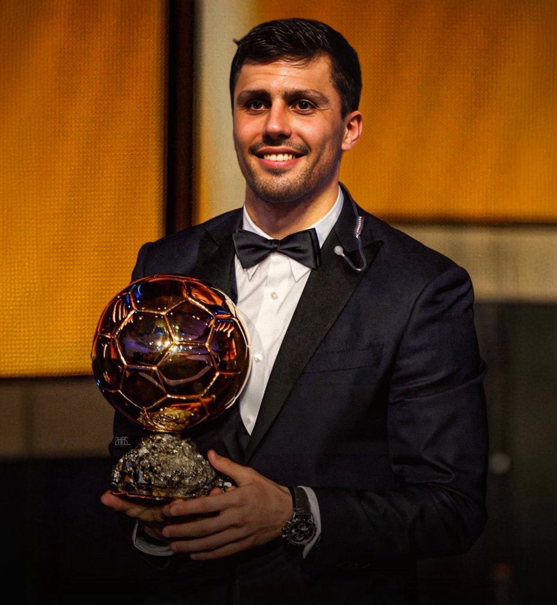 Rodri with Ballon Dor