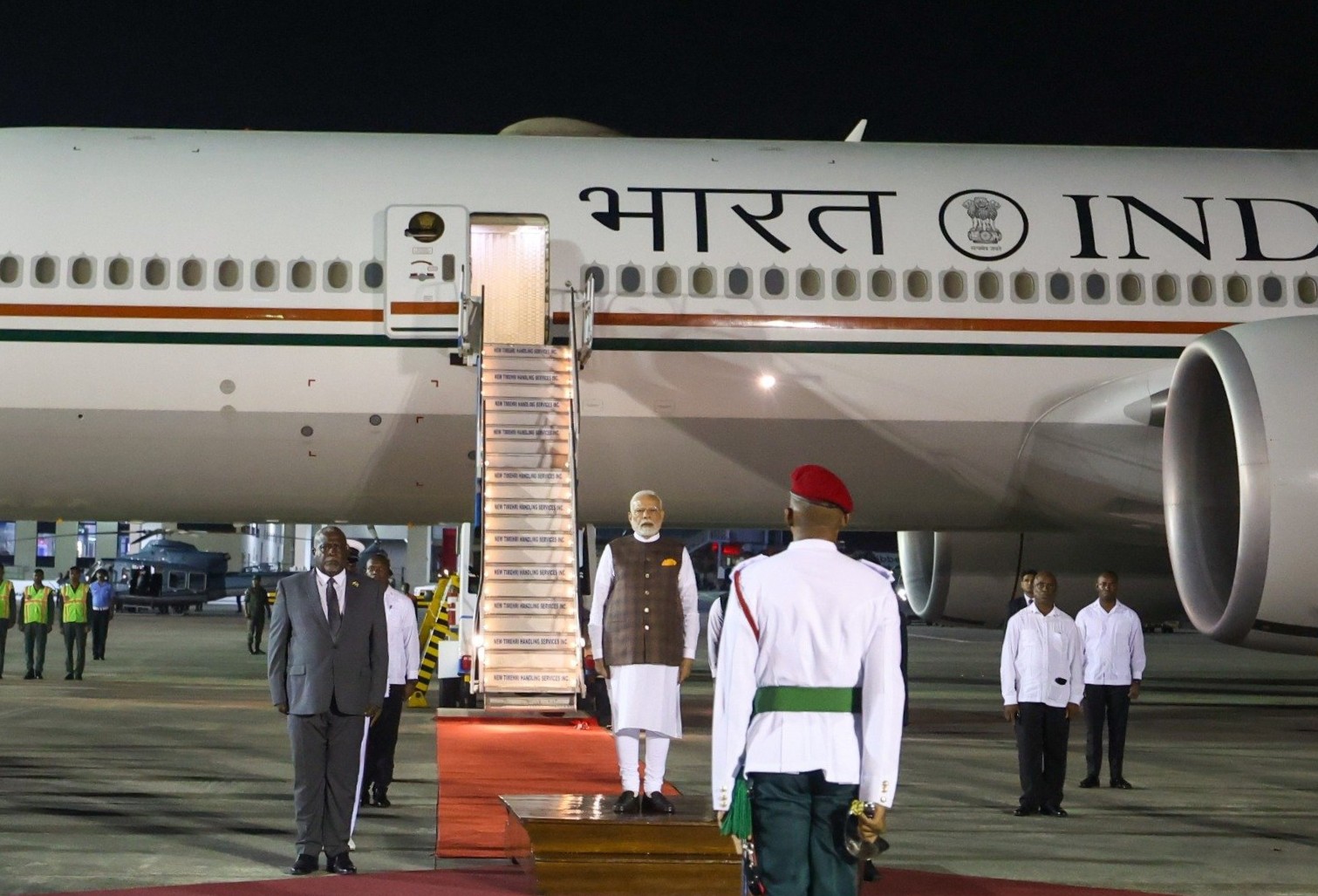 Modi at India-CARICOM Summit.