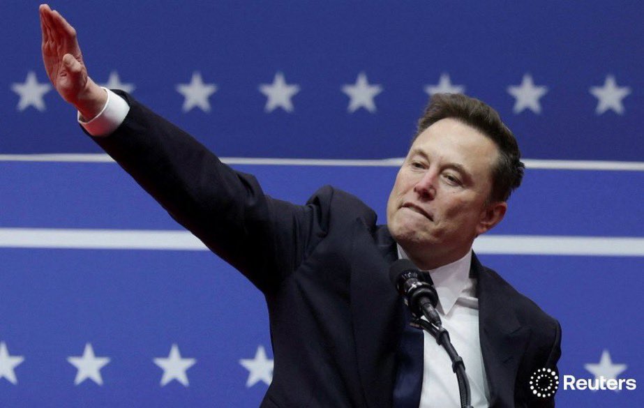 Elon's nazi salute is not a standalone oopsie, it's a grim sign of things to come