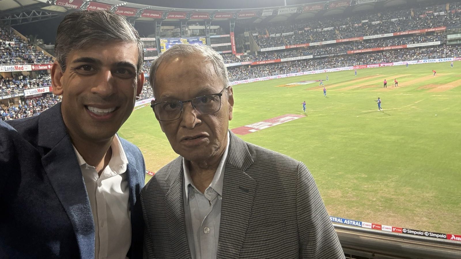 Narayan Murthy Spotted Wasting Time With His Vacationing Jobless Son-in-Law