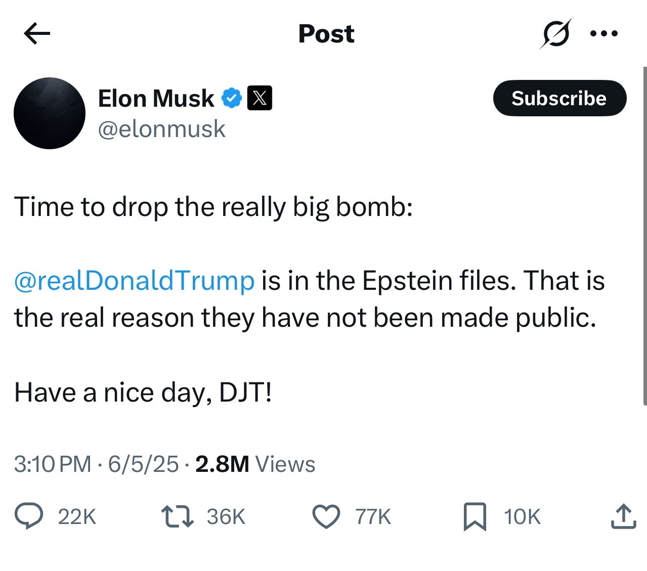 Trump-Elon's messy public breakup 