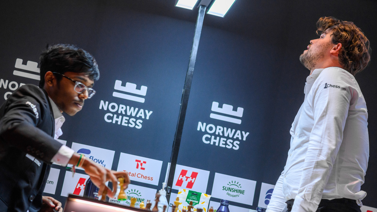 Praggnanandhaa Stuns Carlsen Twice at Norway Chess 2026